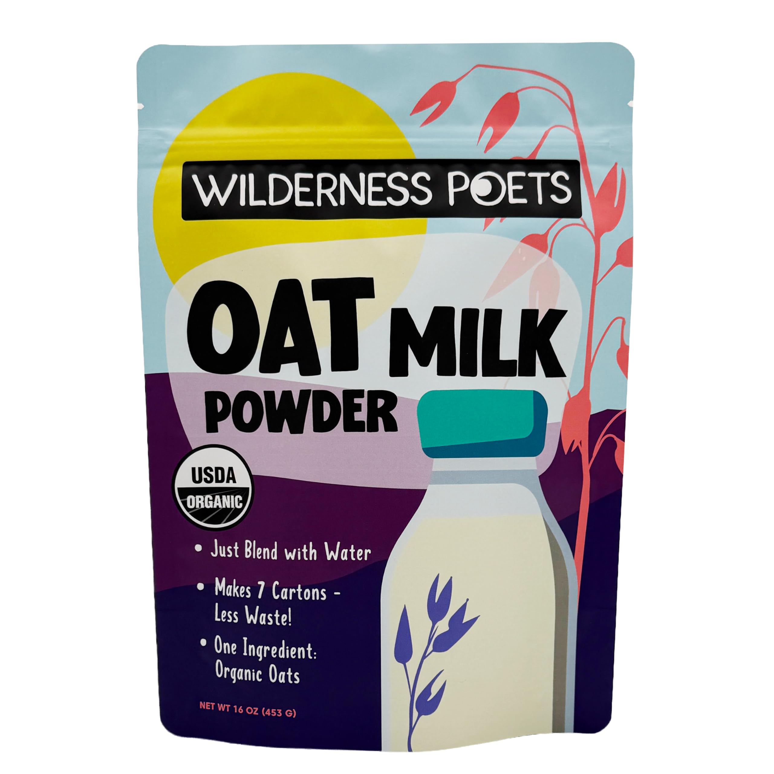 Wilderness Poets front packaging shows 1 lb bag and clear labeling benefit of single ingredient