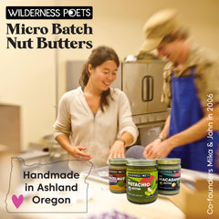 Wilderness Poets overhead jar view showing creamy surface and freshness benefit