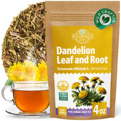 WILDFIELD HERBS front packaging showing sealed 4 oz bag and clear label