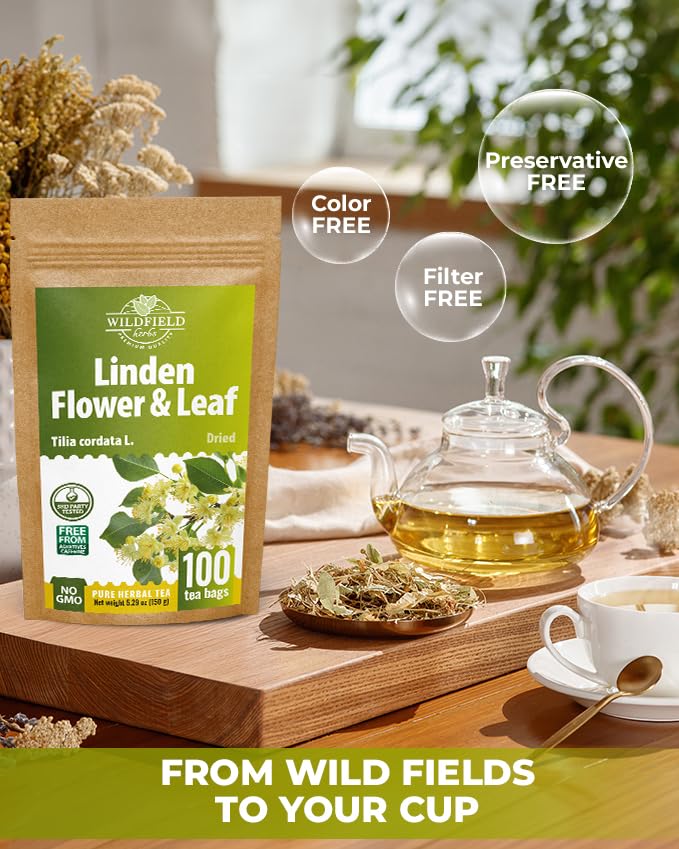 WILDFIELD HERBS tea bag steeping in cup, simple preparation advantage