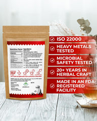 WILDFIELD HERBS close-up of hermetic seal preserving freshness and aroma