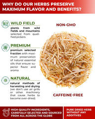WILDFIELD HERBS whole Siberian Ginseng root pieces showing quality and cut