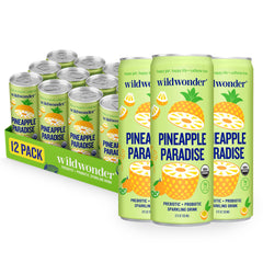 wildwonder front can showing pineapple paradise flavor and refreshing benefit