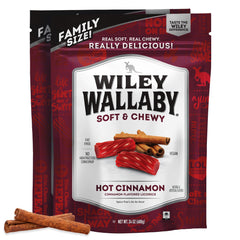 Wiley Wallaby front packaging showing two 24oz resealable bags and branding