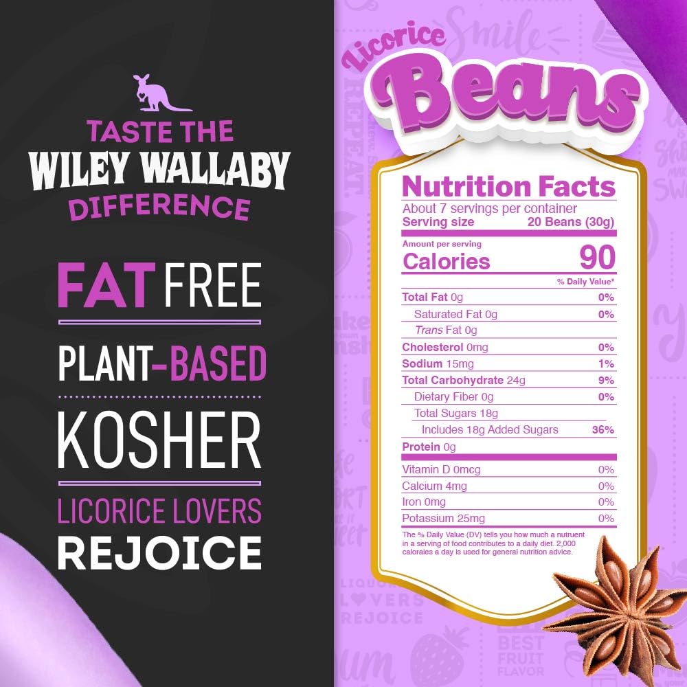 Wiley Wallaby opened resealable pouch with beans visible and easy reseal convenience