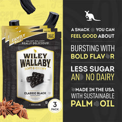 Wiley Wallaby resealable zipper detail showing freshness preservation benefit