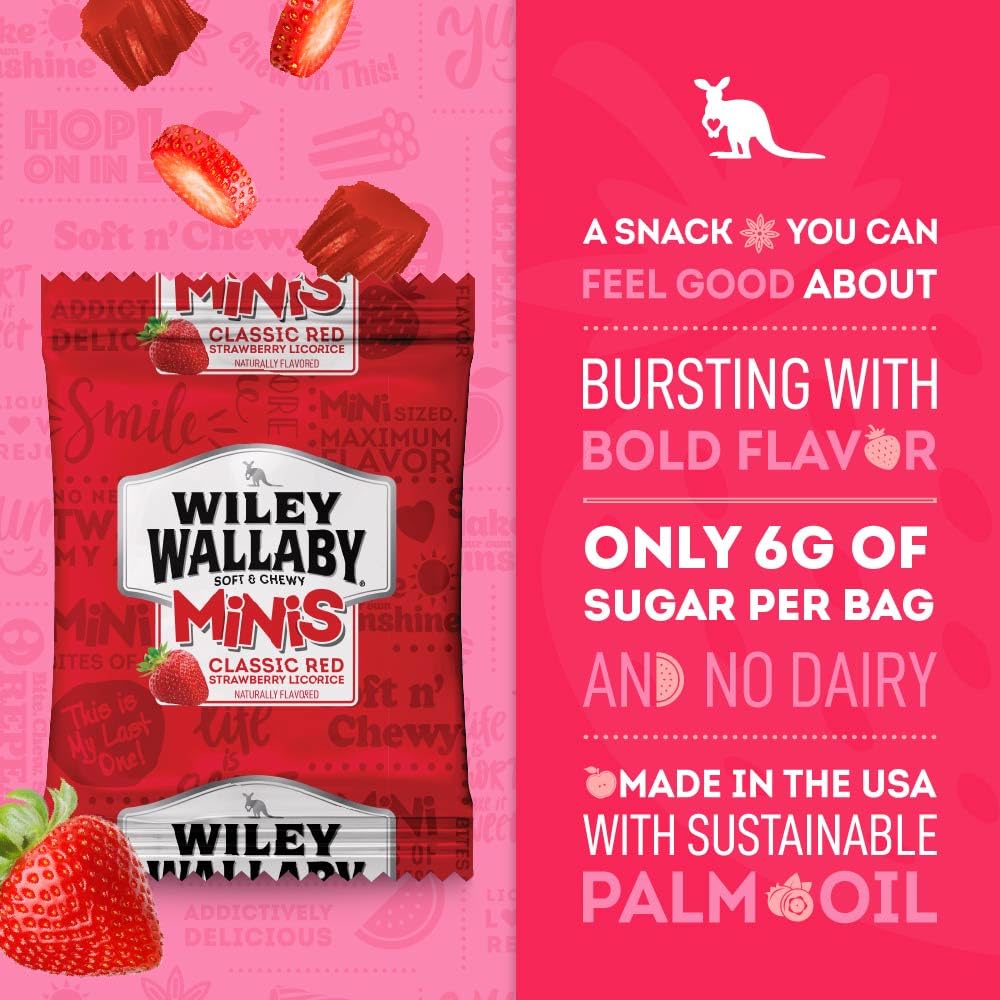 WILEY WALLABY mini pouch in hand illustrating portable portion benefit