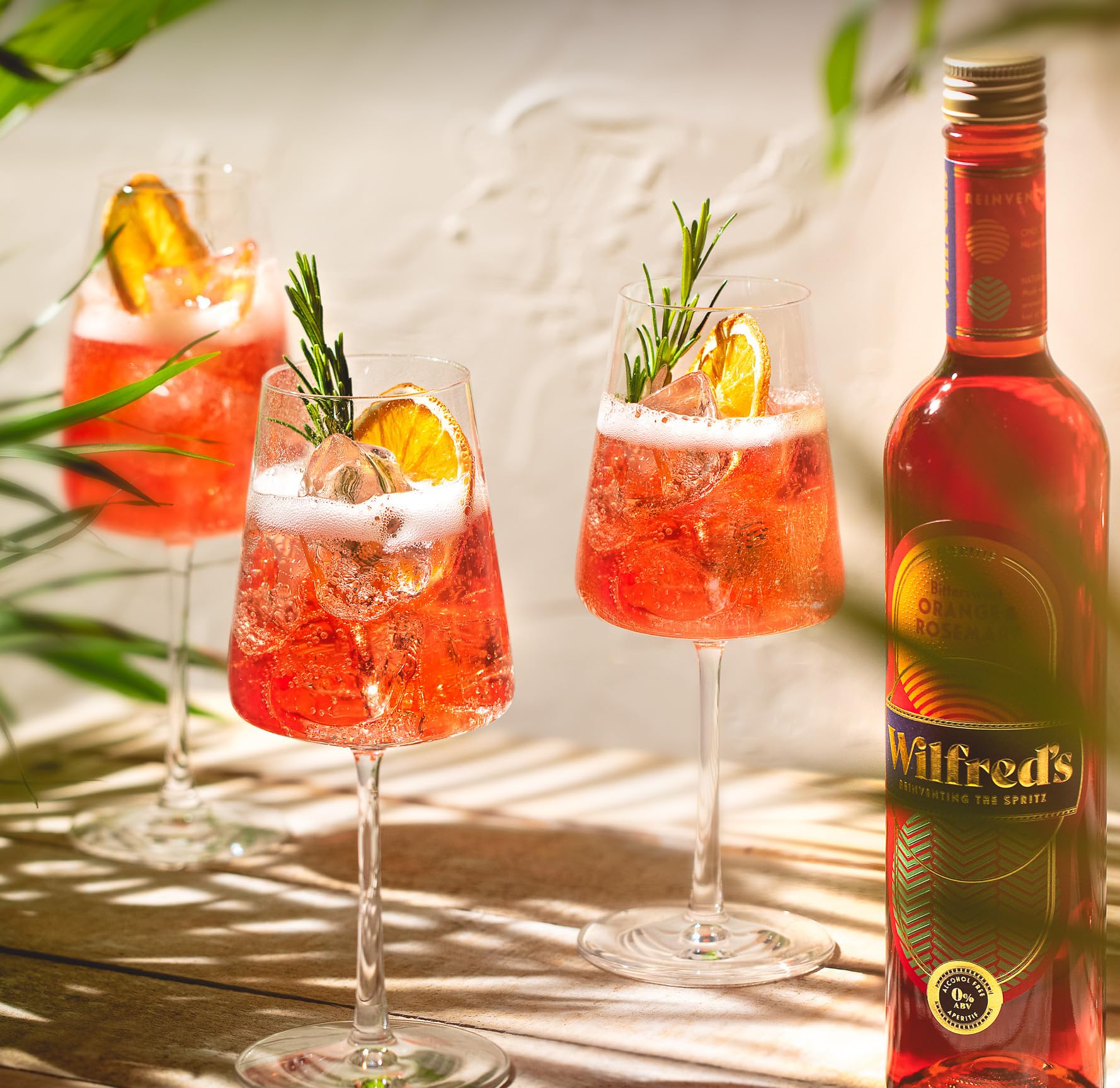 Wilfred's poured over ice to show spritz serving and refreshing result