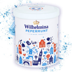 Wilhelmina Fortuin front tin showcasing Holland design and collectible appeal