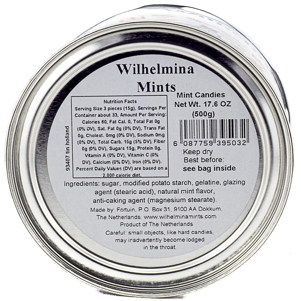 Wilhelmina Fortuin peppermint close-up showing texture and mild flavor
