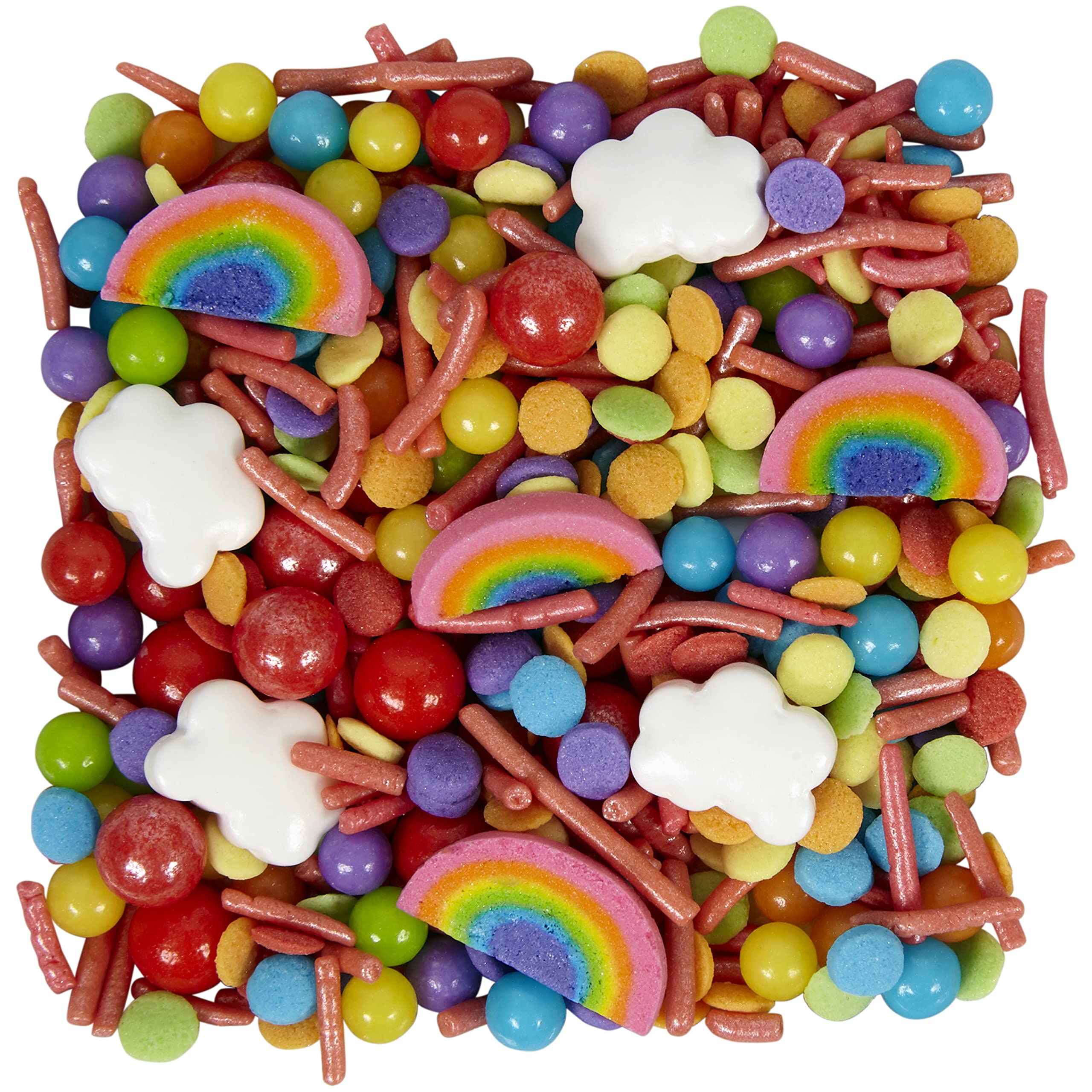 Wilton close-up of jimmies texture for vibrant frosting accents