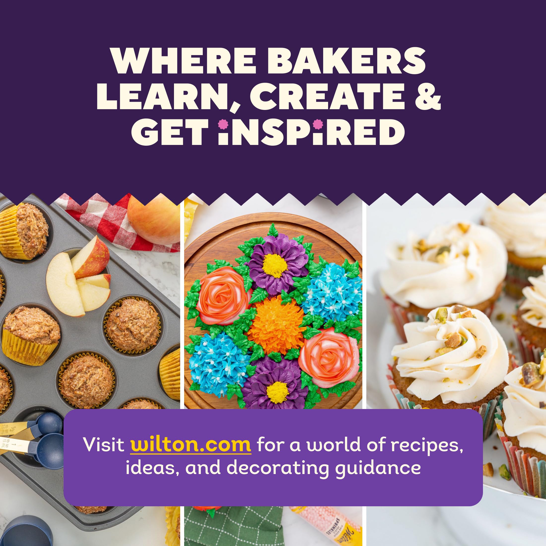 Wilton decorated party cake illustrating professional-looking colors benefit