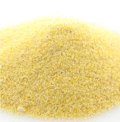 WinCrest Fine Yellow Cornmeal close-up in bowl showing smooth fine texture for baking