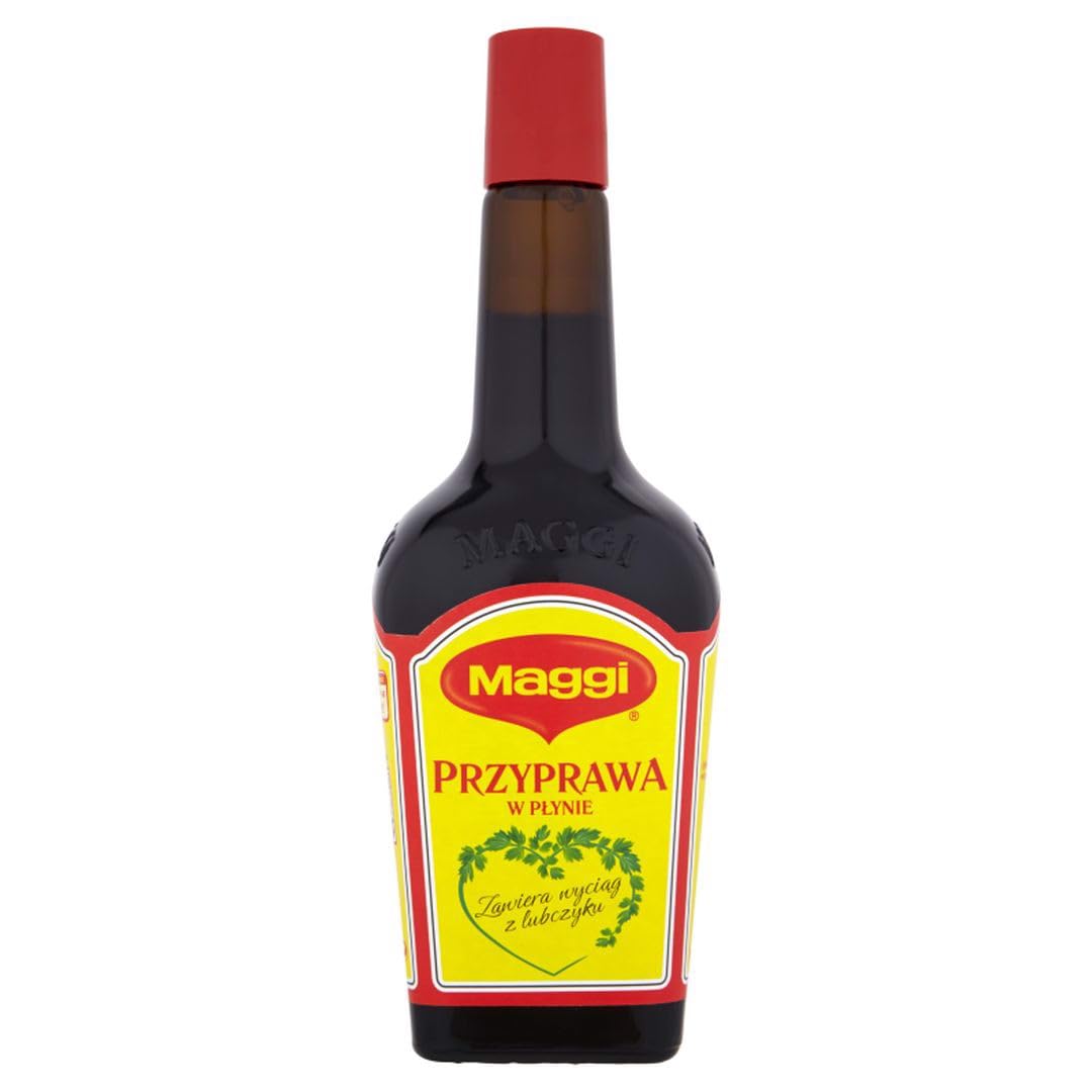 Winiary Maggi bottle front view showing label and 960g size for pantry convenience