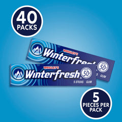 Winterfresh gum texture detail illustrating resilient chew quality
