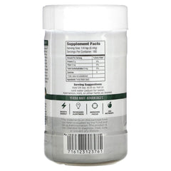 Close-up of fine instant yerba mate powder from Wisdom of the Ancients — quick-dissolve texture for fast preparation