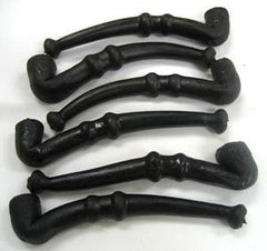 Wockenfuss Candies front view of pipe-shaped licorice showing nostalgic appeal