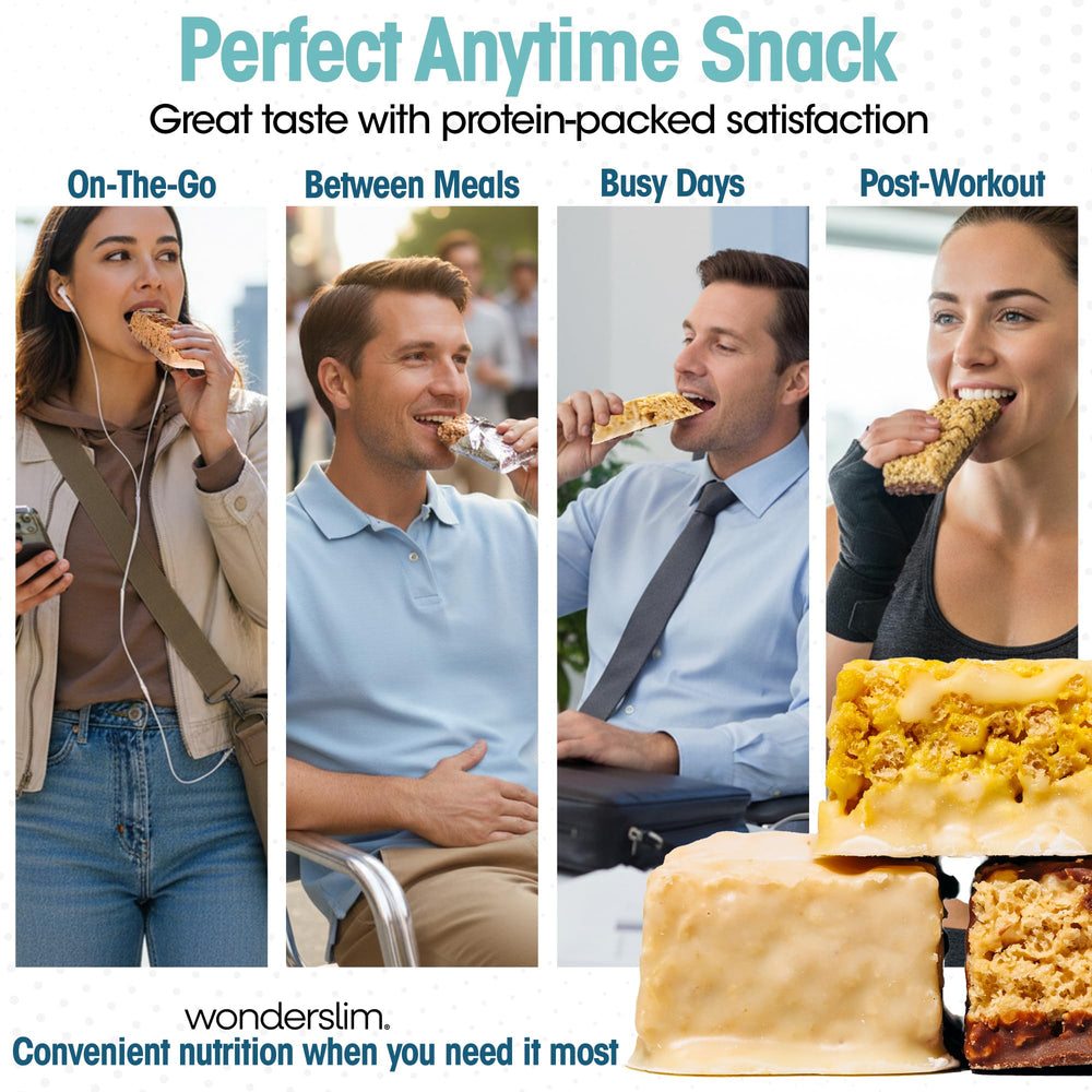 Wonderslim bar cross-section showing layered texture and fiber-rich interior