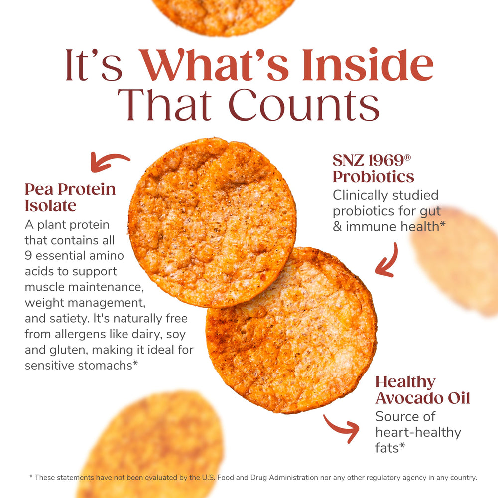 Single serving of WonderSlim BBQ crisps on plate for portion control