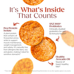 Single serving of WonderSlim BBQ crisps on plate for portion control