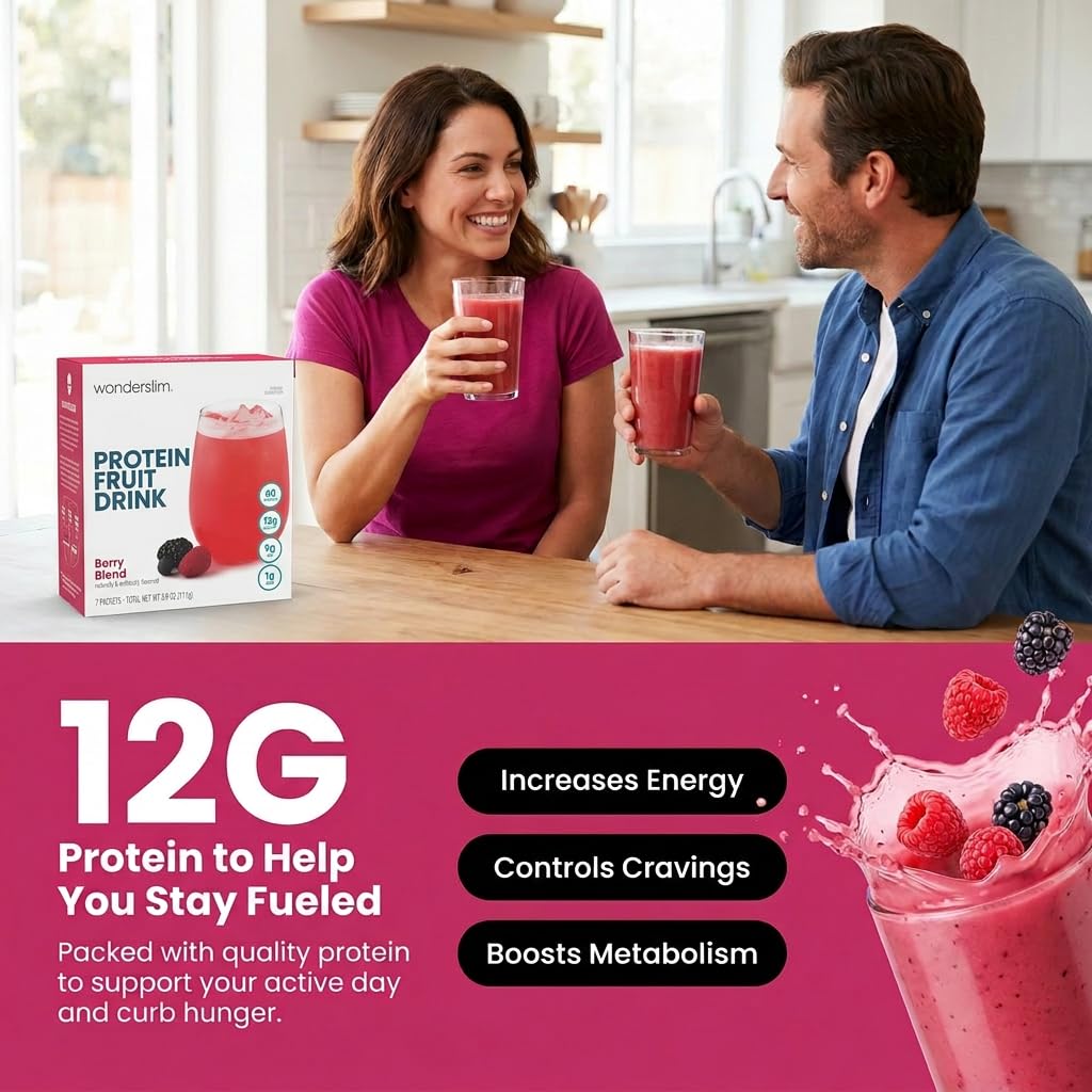 WonderSlim powder close‑up showing fine texture for fast mixing and smooth drink