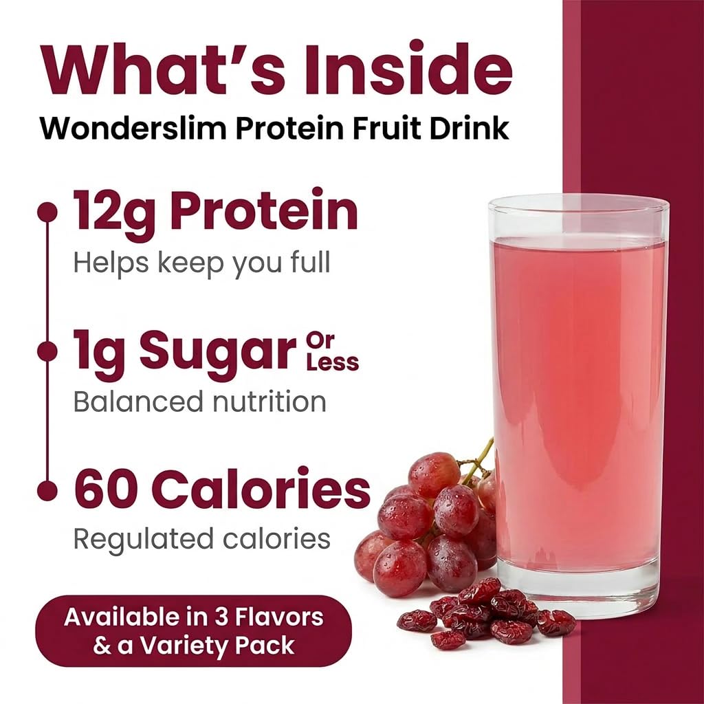 Close-up of Wonderslim packet texture and tear notch for quick single-serve use