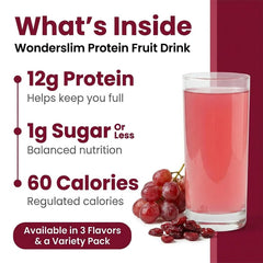 Close-up of Wonderslim packet texture and tear notch for quick single-serve use