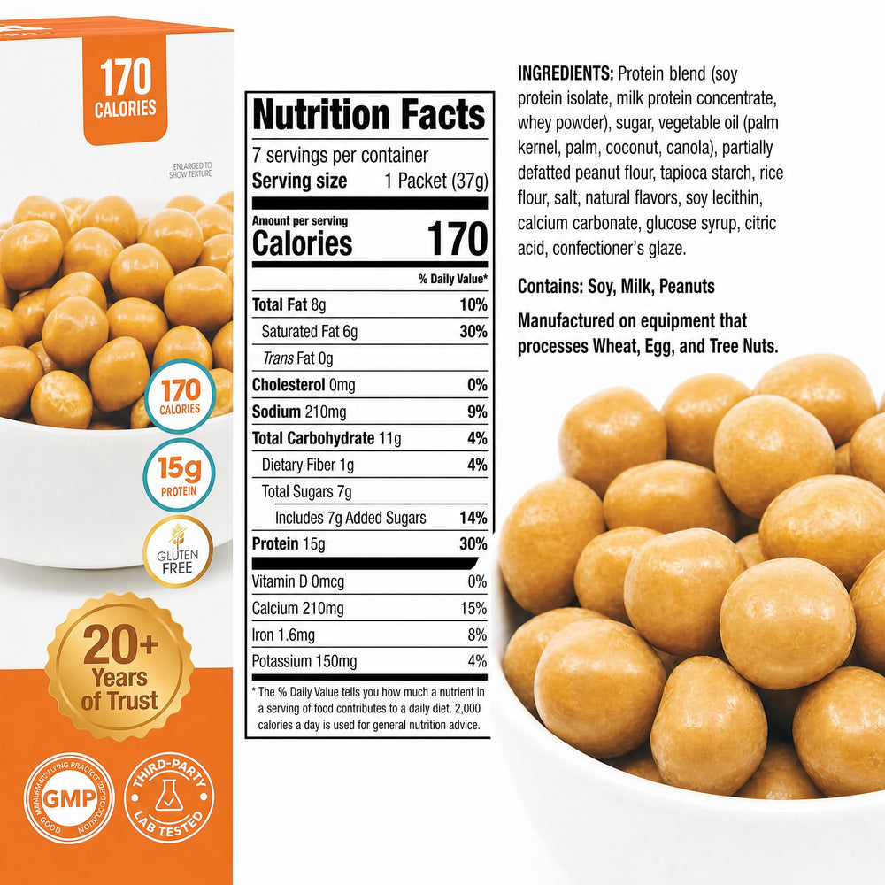 WonderSlim Popper Puffs served on plate as a ready-to-eat snack