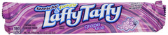 Wonka Laffy Taffy grape front packaging showing 24-count convenience and gift-ready appeal