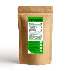 WOODCHA close-up of hulled barley texture, highlighting whole-grain nutrition benefit