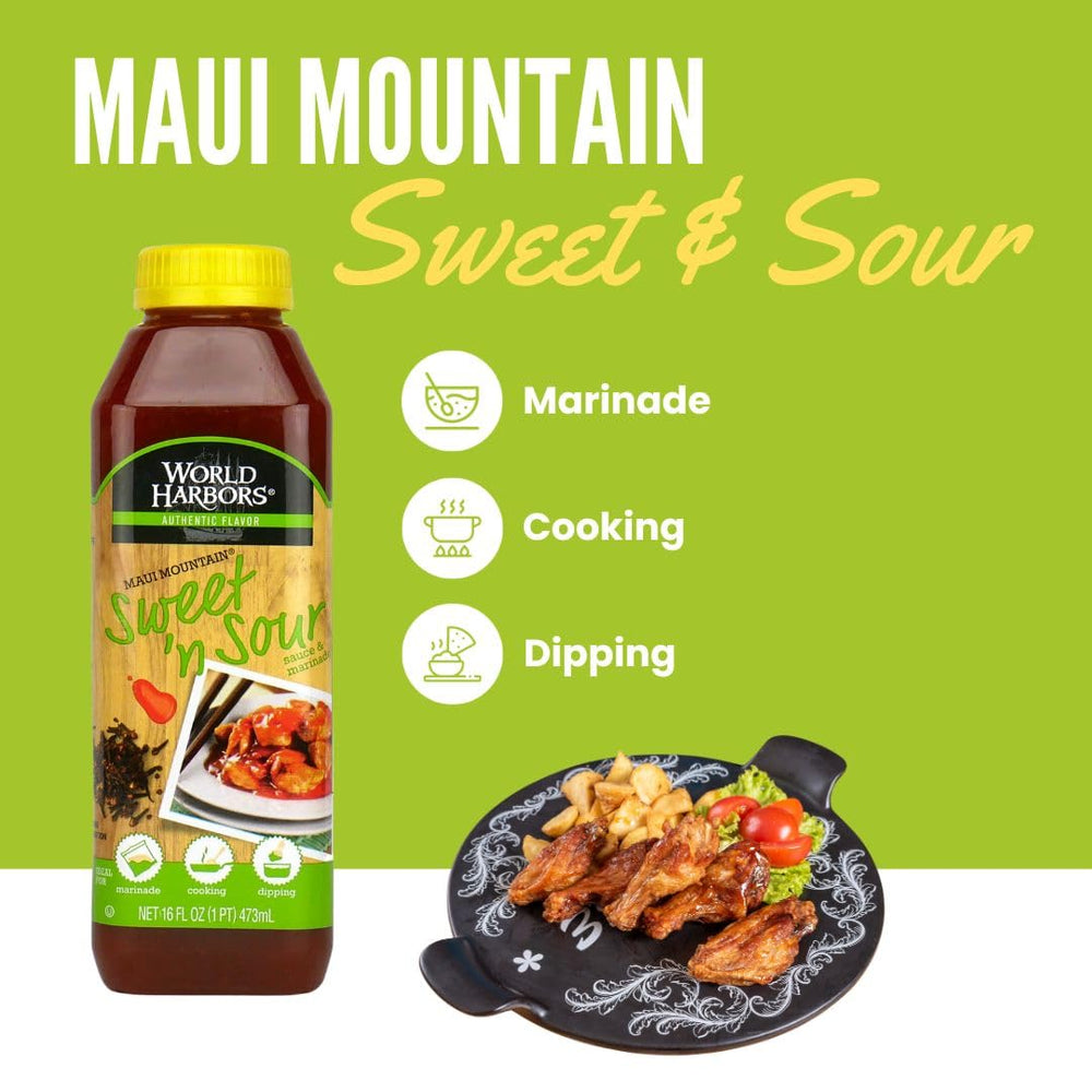 World Harbors pouring over dumplings showing easy application and flavor boost