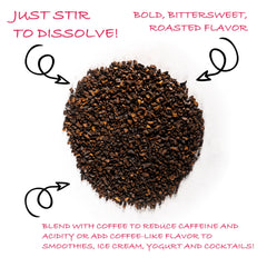 Worldwide Botanicals served in a mug demonstrating rich color and a smooth caffeine-free alternative