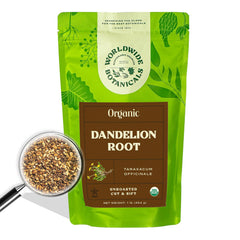 Worldwide Botanicals front packaging showing one-pound bag and product clarity benefits