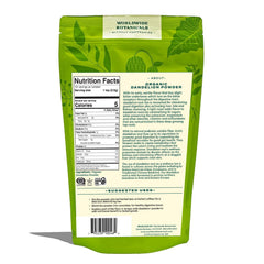 Worldwide Botanicals close-up of powder texture, fine grind and roasted color for easy mixing