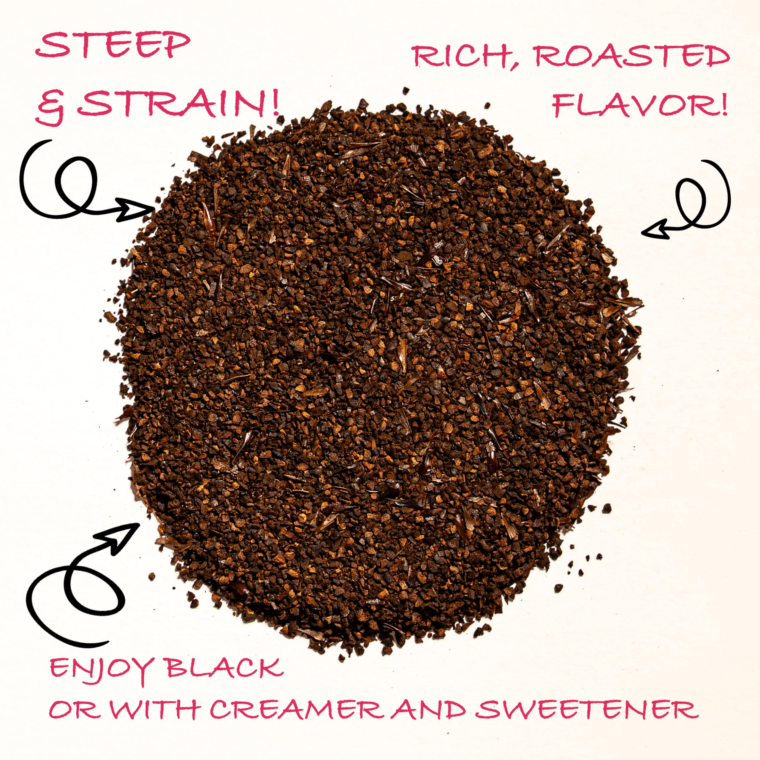 Worldwide Botanicals pouring ground barley into a pour-over cone for brewing