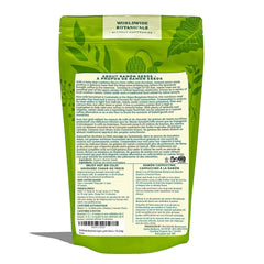 Worldwide Botanicals brewed cup of roasted Ramón beverage, demonstrating warm pour and aroma