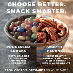 Worth Pecan Company pecan pieces in bowl to show size and portion for recipes