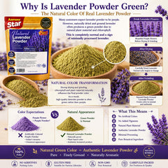 WOTIHA ultra-fine lavender powder close-up for even blending