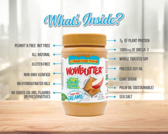 WOWBUTTER creamy texture close-up highlighting smooth spreadability benefit