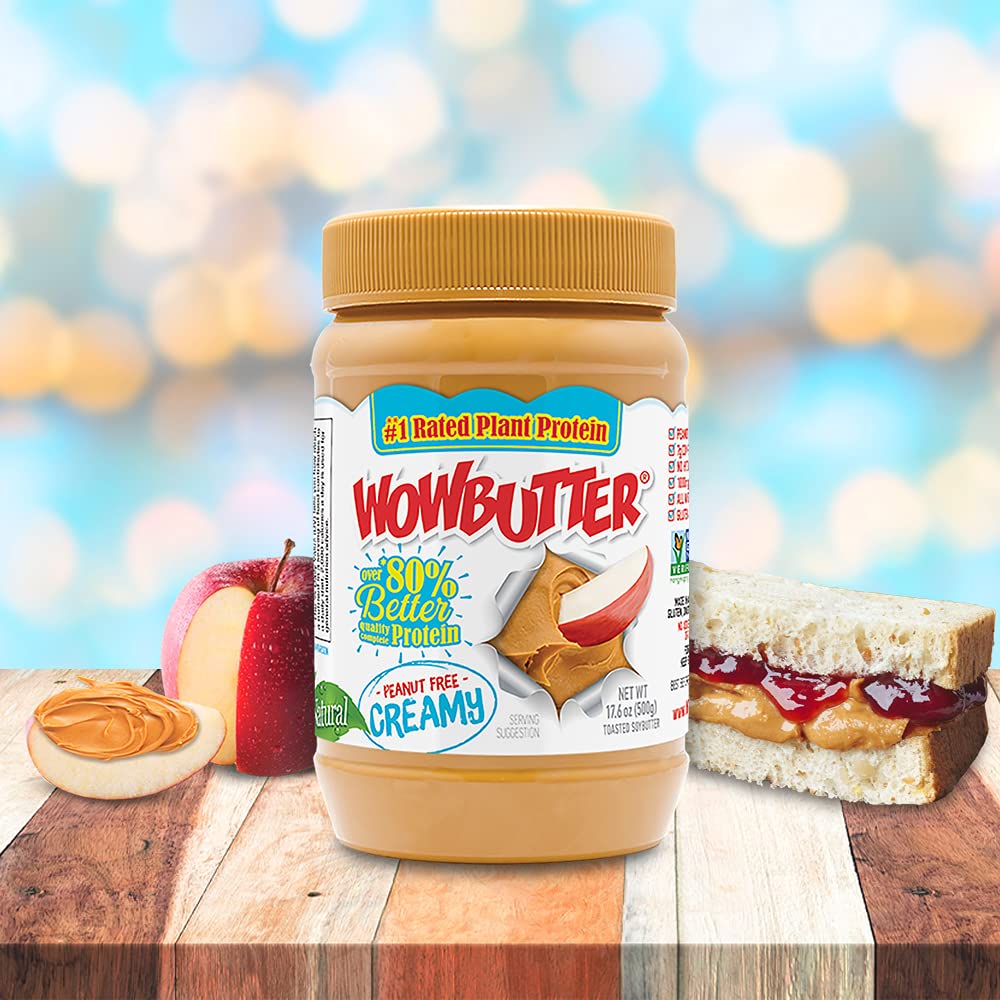 WOWBUTTER spread on toast illustrating kid-friendly snack appeal