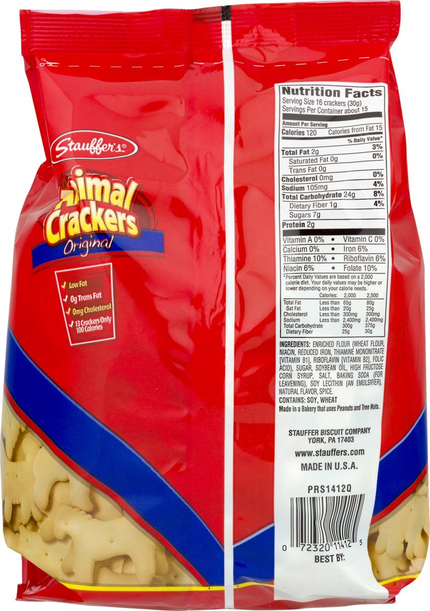 WPARHUS Stauffer's close-up of animal cracker texture, highlighting crisp light sweetness