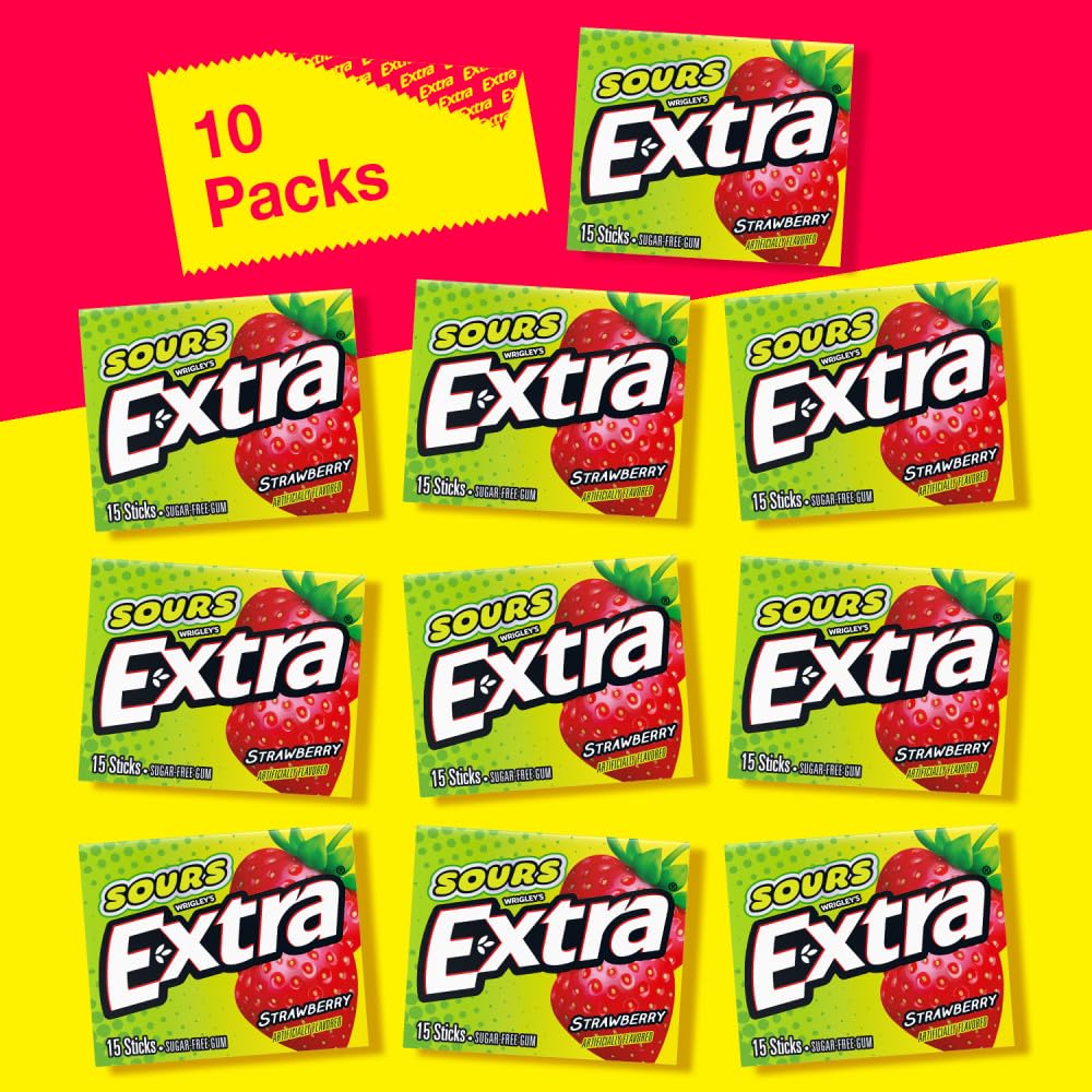 WRIGLEY'S EXTRA ten travel packs grouped to show bulk convenience