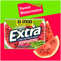 WRIGLEY'S EXTRA individually wrapped stick displayed for hygienic sharing benefit