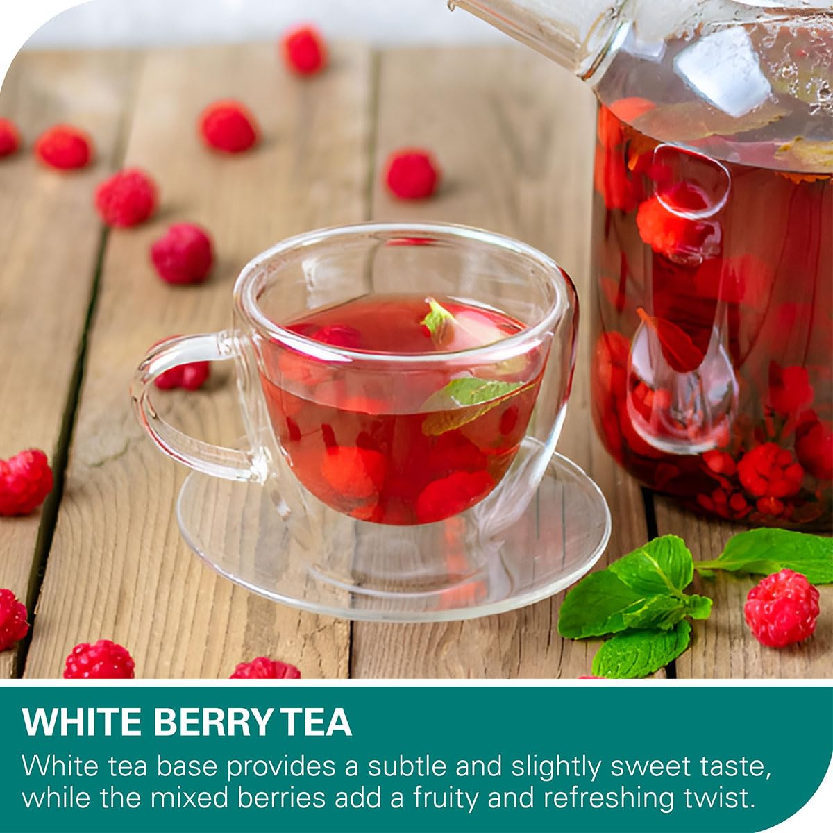 WT WEETEE dry white tea leaves texture close-up emphasizing organic quality