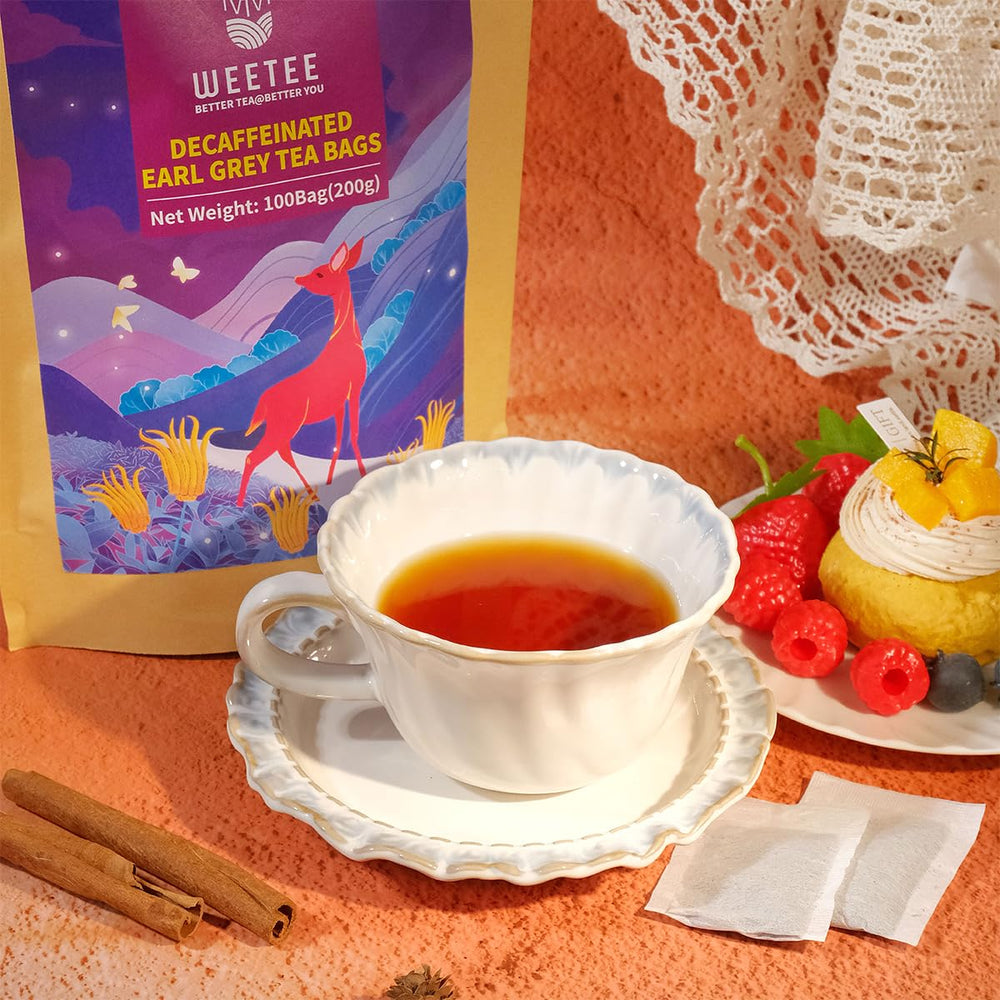 WT WEETEE iced Earl Grey in glass showing refreshing chilled option and bright flavor benefit