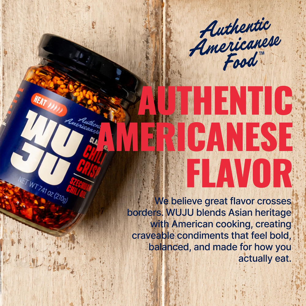 WUJU jar on kitchen counter showing lifestyle and easy cooking boost