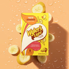 Wyler's Light powder texture on spoon showing fine mixability for smooth dissolving