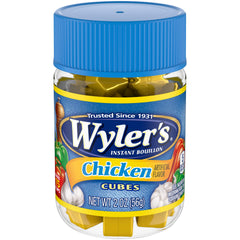 Wyler's front packaging 2 oz jar showing label and convenience