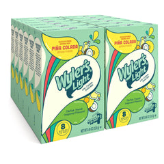 Wyler's Light front packaging showing 12 boxes and 96 packets for convenient hydration