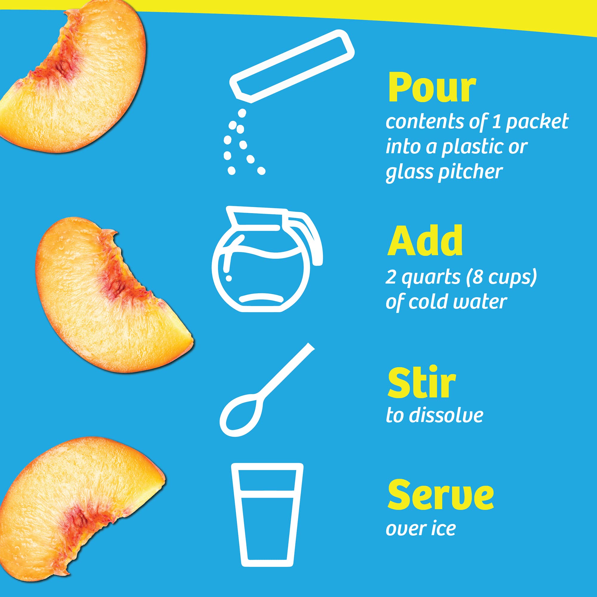 Wyler's Light glass with ice showcasing chilled peach flavor enjoyment